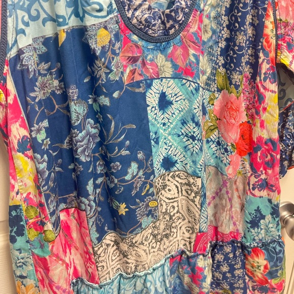 Feathers by Tolani Colorful Multi Pattern Dress - Picture 6 of 14